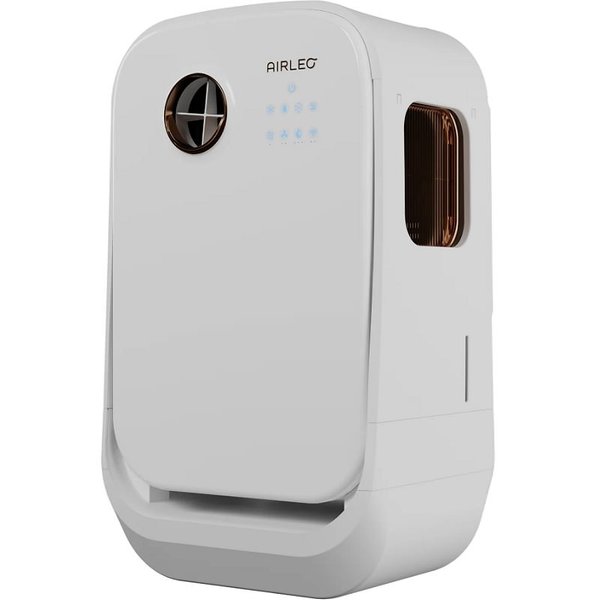 AIRLEO Mono Eco Ultra-Low Power Cool Fresh Air Sanitising System with Ambient Night Light - Ivory White