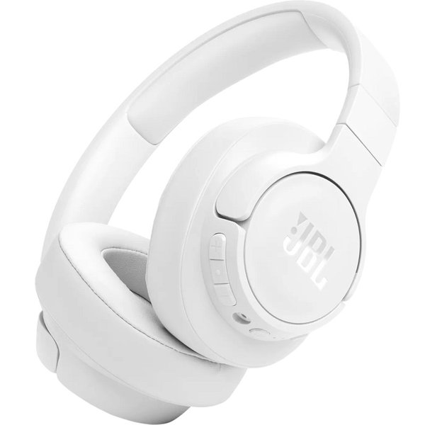 JBL Tune 770NC Wireless Bluetooth Noise-Cancelling Over-Ear Headphone with Mic - White JBL Tune 770NC Wireless Bluetooth Noise-Cancelling Over-Ear Headphone with Mic - White