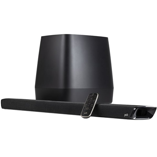 Polk Audio MagniFi 2 Dolby Digital, DTS Wireless Bluetooth/WiFi/Ethernet Soundbar Speaker with 8” Wireless Subwoofer