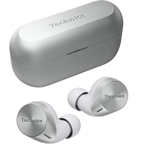 Technics EAH-AZ60M2 True Wireless Bluetooth Noise-Cancelling In-Ear Earphone With Mic - Silver Technics EAH-AZ60M2 True Wireless Bluetooth Noise-Cancelling In-Ear Earphone With Mic - Silver