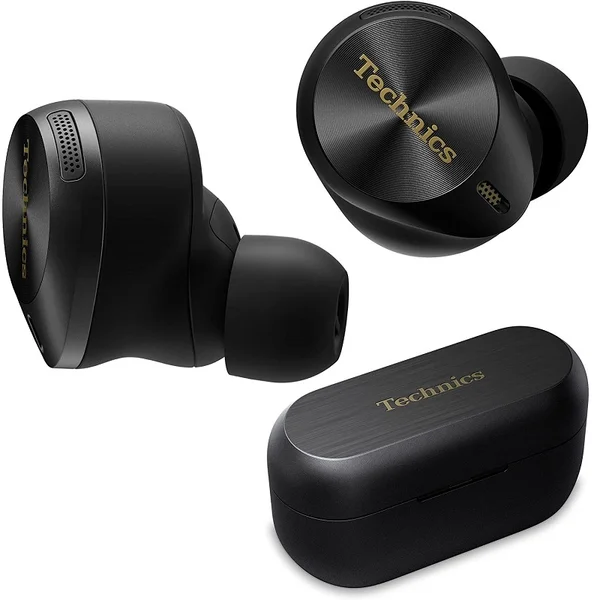 Technics EAH-AZ80 True Wireless Bluetooth Noise-Cancelling In-Ear Earphone with Mic - Black