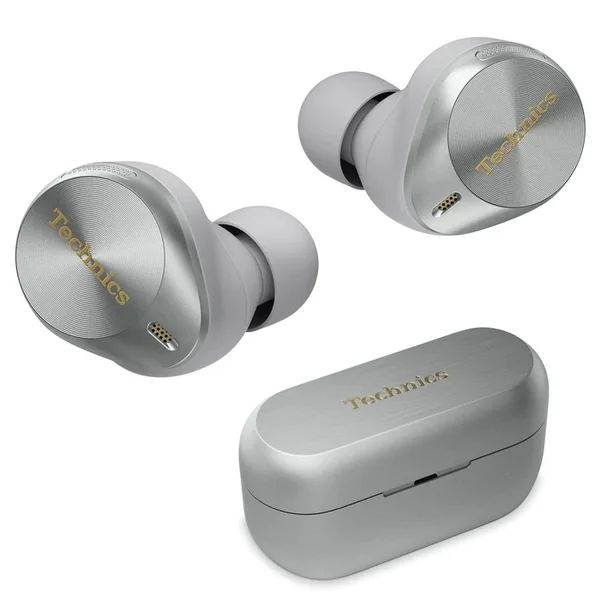 Technics EAH-AZ80 True Wireless Bluetooth Noise-Cancelling In-Ear Earphone with Mic - Silver