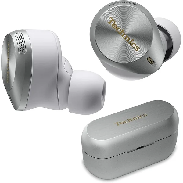 Technics EAH-AZ80 True Wireless Bluetooth Noise-Cancelling In-Ear Earphone with Mic - Silver