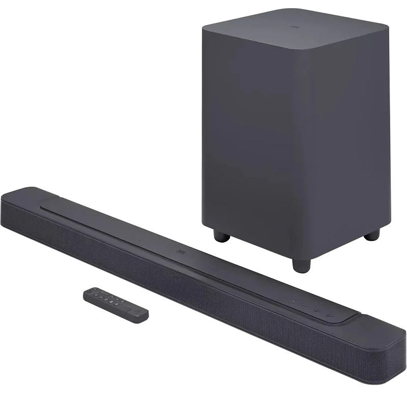 JBL Bar 500 5.1-Channel Dolby Atmos Wireless Bluetooth/WiFi Network Soundbar Speaker with 10” Wireless Subwoofer