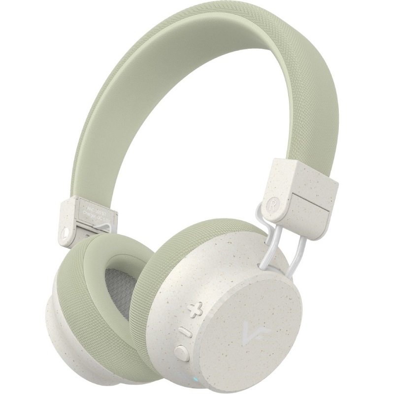 Vinnfier ANC 300 BT Wireless Bluetooth Noise-Cancelling Over-Ear Headphone with Mic - Oat