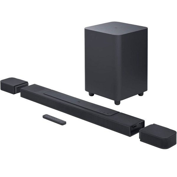 JBL Bar 1000 7.1.4-Channel Dolby Atmos, DTS:X Wireless Bluetooth/WiFi Network Soundbar Speaker with 10” Wireless Subwoofer JBL Bar 1000 7.1.4-Channel Dolby Atmos, DTS:X Wireless Bluetooth/WiFi Network Soundbar Speaker with 10” Wireless Subwoofer