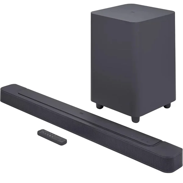 JBL Bar 500 5.1-Channel Dolby Atmos Wireless Bluetooth/WiFi Network Soundbar Speaker with 10” Wireless Subwoofer