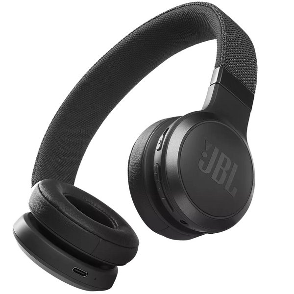 JBL Live 460NC Wireless Bluetooth Noise-Cancelling On-Ear Headphone with Mic - Black JBL Live 460NC Wireless Bluetooth Noise-Cancelling On-Ear Headphone with Mic - Black