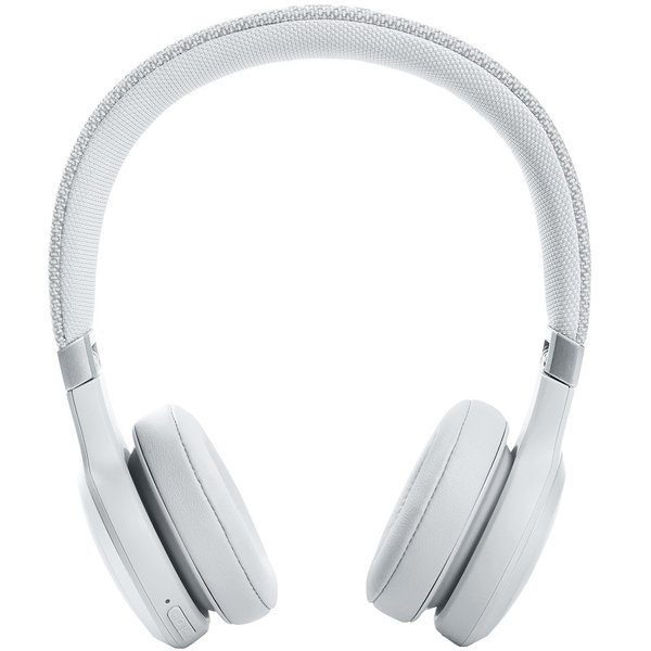 JBL Live 460NC Wireless Bluetooth Noise-Cancelling On-Ear Headphone with Mic - White JBL Live 460NC Wireless Bluetooth Noise-Cancelling On-Ear Headphone with Mic - White