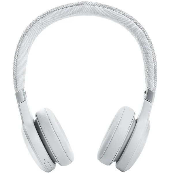 JBL Live 460NC Wireless Bluetooth Noise-Cancelling On-Ear Headphone with Mic - White
