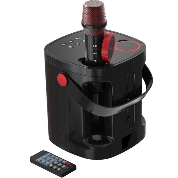 Vinnfier Tango Pro 1 Wireless Bluetooth Karaoke Portable Speaker with FM Radio & Dual Wireless Handheld Microphones