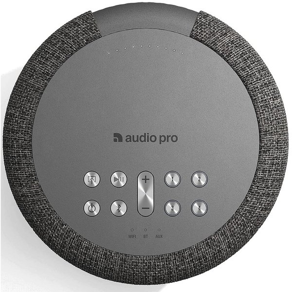 Audio Pro A10 MKII Multi-Room Wireless Bluetooth/WiFi Desktop Speaker - Dark Grey Audio Pro A10 MKII Multi-Room Wireless Bluetooth/WiFi Desktop Speaker - Dark Grey