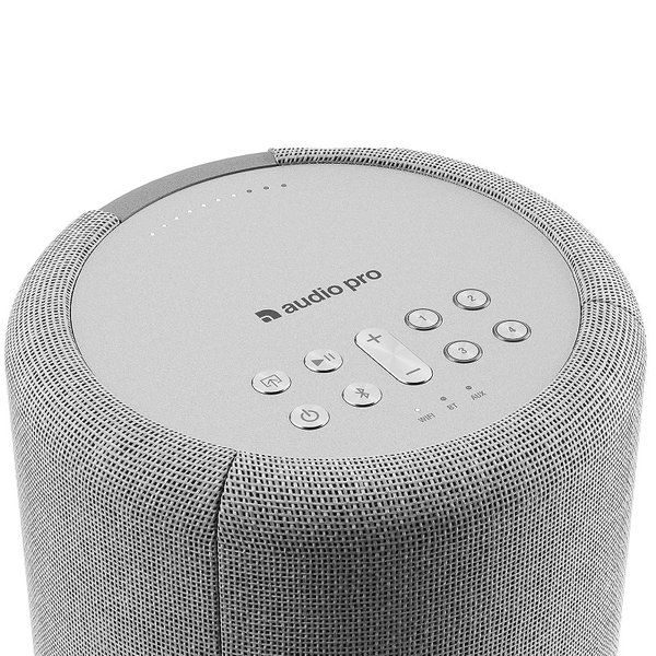 Audio Pro A10 MKII Multi-Room Wireless Bluetooth/WiFi Desktop Speaker - Light Grey Audio Pro A10 MKII Multi-Room Wireless Bluetooth/WiFi Desktop Speaker - Light Grey