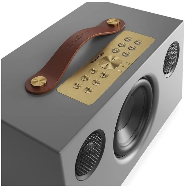 Audio Pro C5 MKII Multi-Room Wireless Bluetooth/WiFi Network Desktop Speaker - Grey