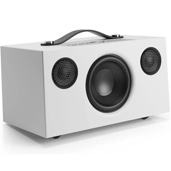 Audio Pro C5 MKII Multi-Room Wireless Bluetooth/WiFi Network Desktop Speaker - White