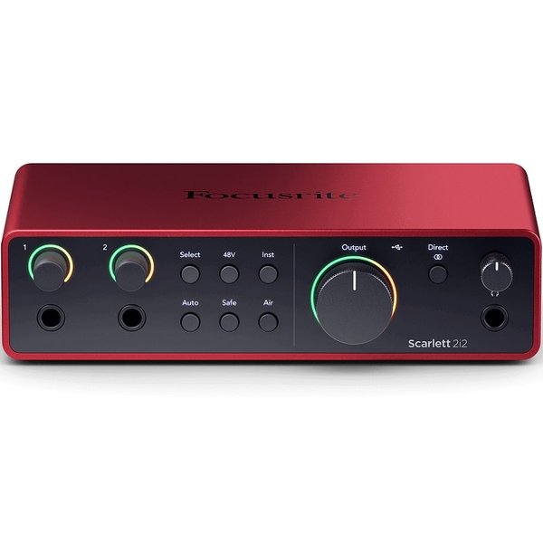 Focusrite Scarlett 2i2 (4th Gen) USB Audio Interface