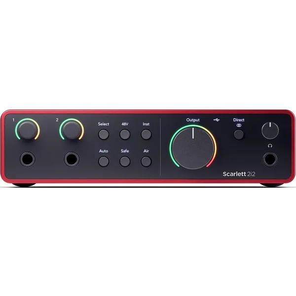 Focusrite Scarlett 2i2 (4th Gen) USB Audio Interface
