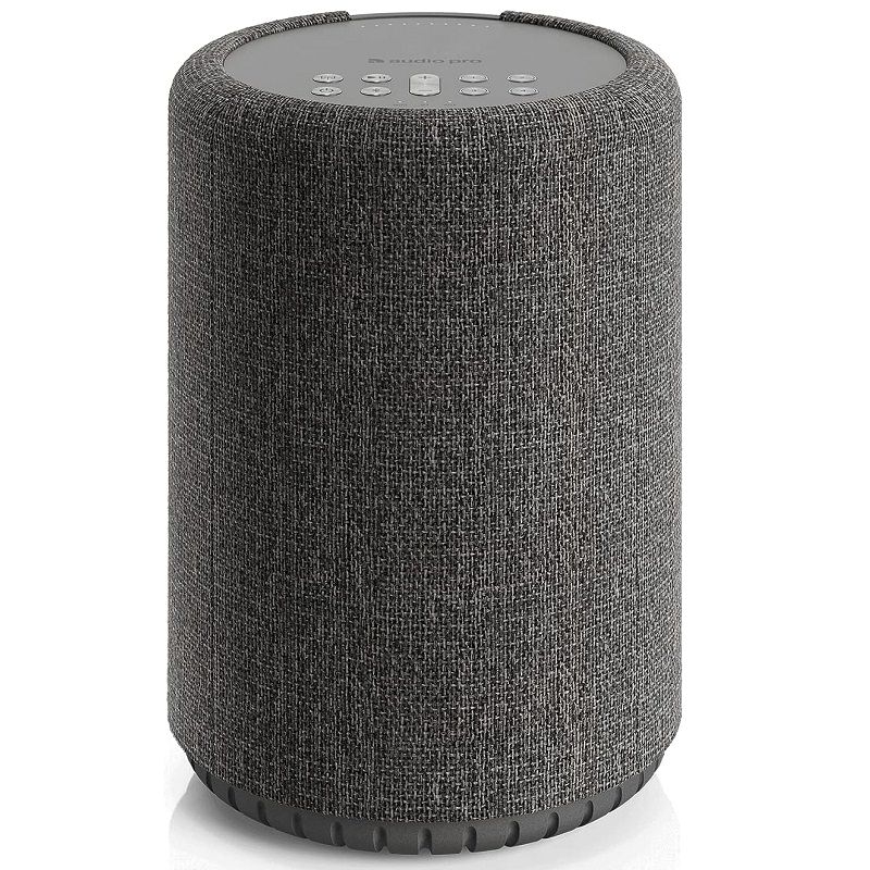 Audio Pro Cassa Bluetooth Wireless Multiroom con Connessione e Wifi - Speaker Potente e Portatile Compatibile con AirPlay 2 e Google Cast Addon C10 MKII - Grigio