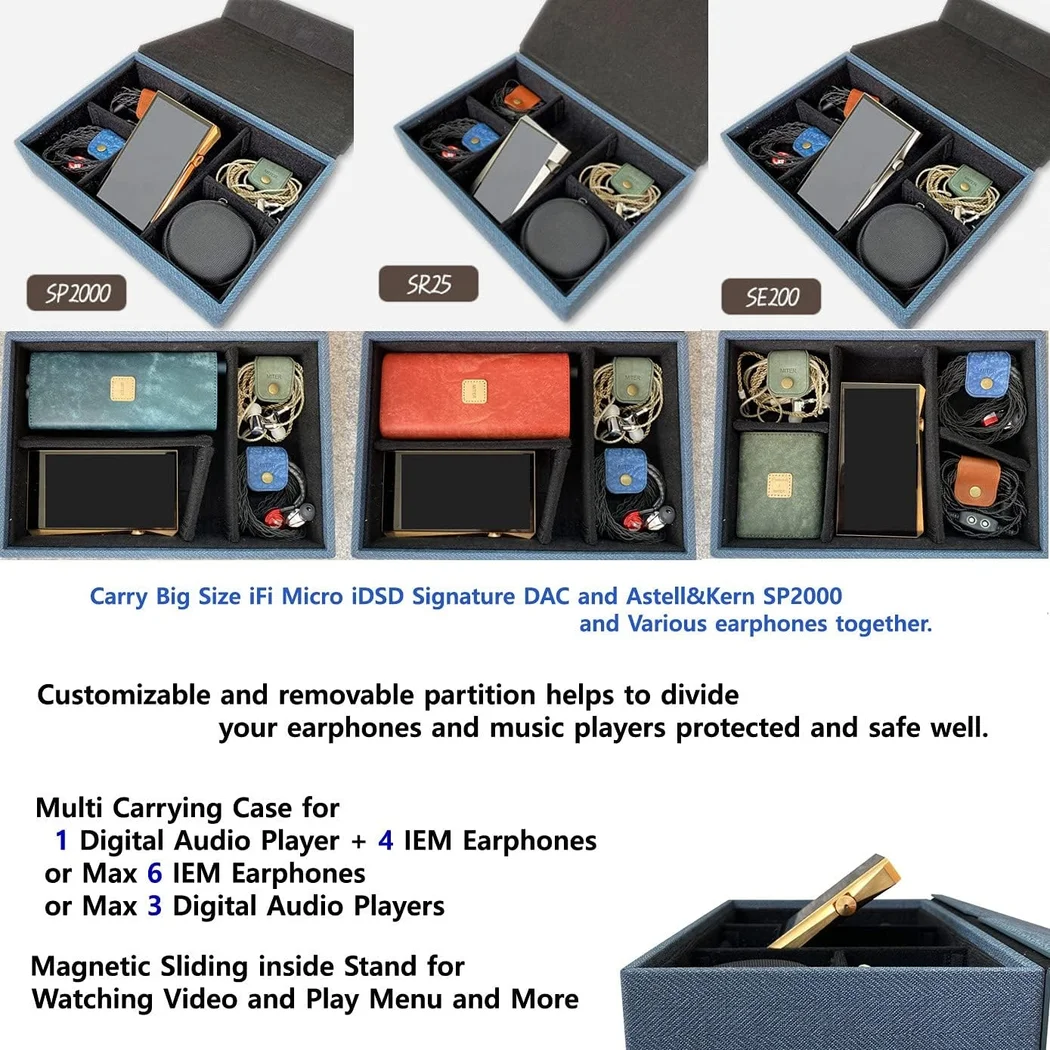 MITER 6-IEM Protection Storage Case - Light Black