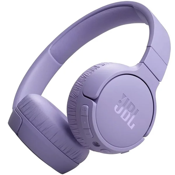 JBL Tune 670NC Wireless Bluetooth Noise-Cancelling On-Ear Headphone with Mic - Purple