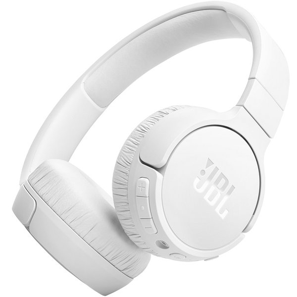 JBL Tune 670NC Wireless Bluetooth Noise-Cancelling On-Ear Headphone with Mic - White JBL Tune 670NC Wireless Bluetooth Noise-Cancelling On-Ear Headphone with Mic - White