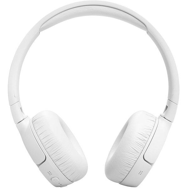 JBL Tune 670NC Wireless Bluetooth Noise-Cancelling On-Ear Headphone with Mic - White JBL Tune 670NC Wireless Bluetooth Noise-Cancelling On-Ear Headphone with Mic - White