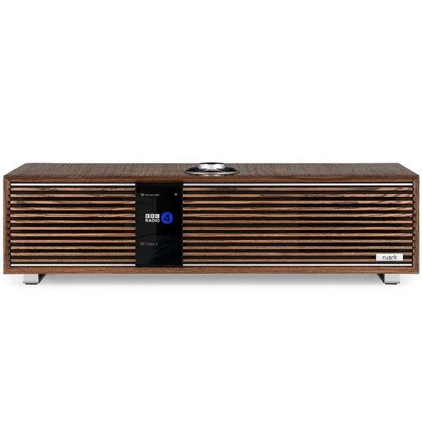 Ruark R410 Multi-Room Wireless Bluetooth/WiFi Network Soundbar Speaker with FM Radio (with HDMI & Phono) - Fused Walnut