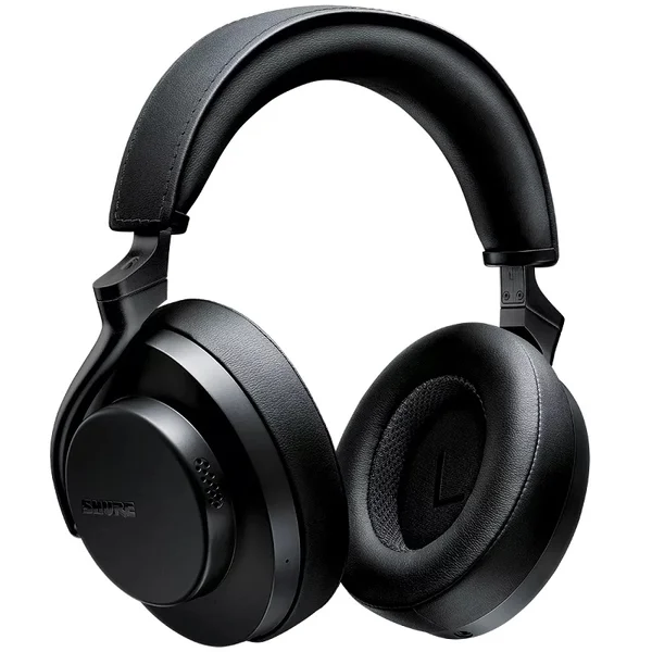 Shure AONIC 50 Gen 2 Wired/Wireless Bluetooth Noise-Cancelling Over-Ear Headphone with Mic - Black