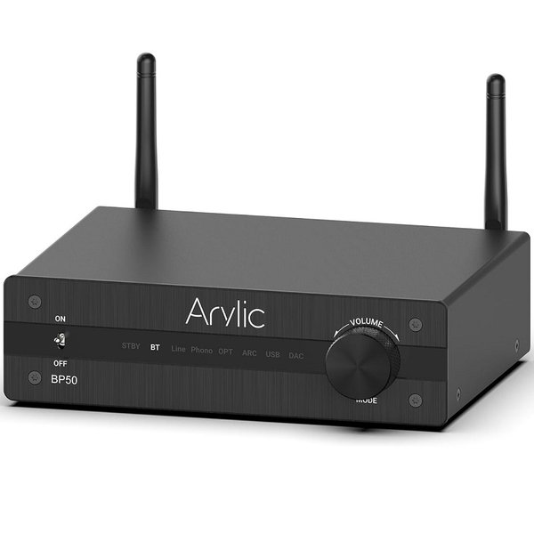 Arylic BP50 Wireless Bluetooth Transceiver/Streamer, Coaxial / Optical / USB DAC & Preamplifier (with HDMI & Phono Built-in) Arylic BP50 Wireless Bluetooth Transceiver/Streamer, Coaxial / Optical / USB DAC & Preamplifier (with HDMI & Phono Built-in)