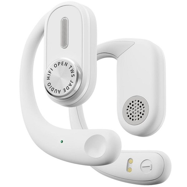FiiO JadeAudio JW1 True Wireless Bluetooth Air Conduction Open-Ear Earphone with Mic - White