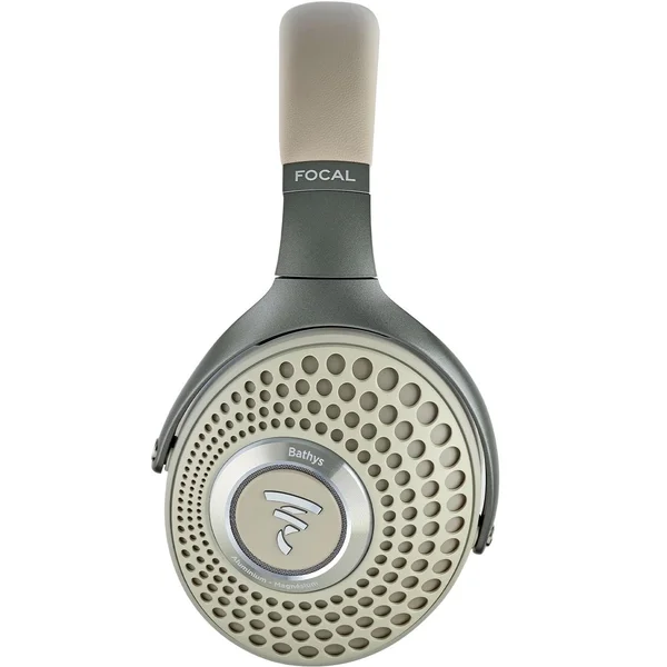 Focal Bathys Wired/Wireless Bluetooth Noise-Cancelling Over-Ear Headphone with Mic - Dune