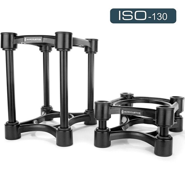 IsoAcoustics ISO-130 Isolation Desktop Speaker Stands for Small Sized Speakers and Studio Monitors (Pair) IsoAcoustics ISO-130 Isolation Desktop Speaker Stands for Small Sized Speakers and Studio Monitors (Pair)