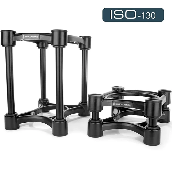 IsoAcoustics ISO-130 Isolation Desktop Speaker Stands for Small Sized Speakers and Studio Monitors (Pair)