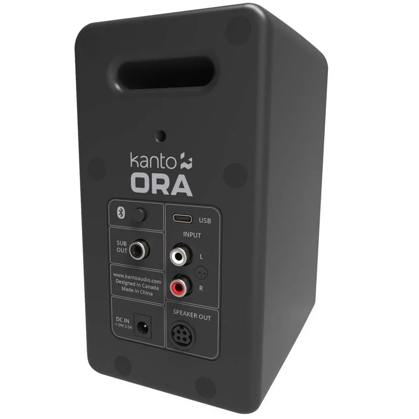 Kanto ORA Reference Bookshelf Desktop speakers (Matte Black)