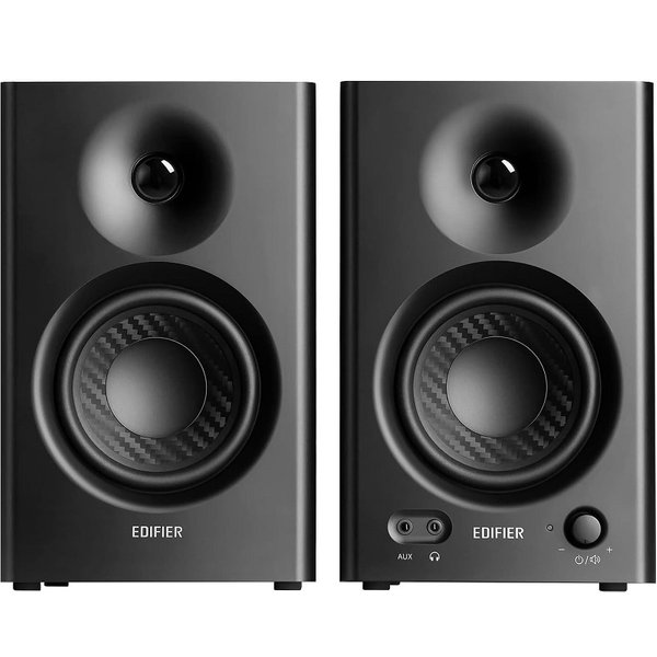 Edifier MR4 Studio Monitoring Wired Desktop Bookshelf Speakers - Black Edifier MR4 Studio Monitoring Wired Desktop Bookshelf Speakers - Black
