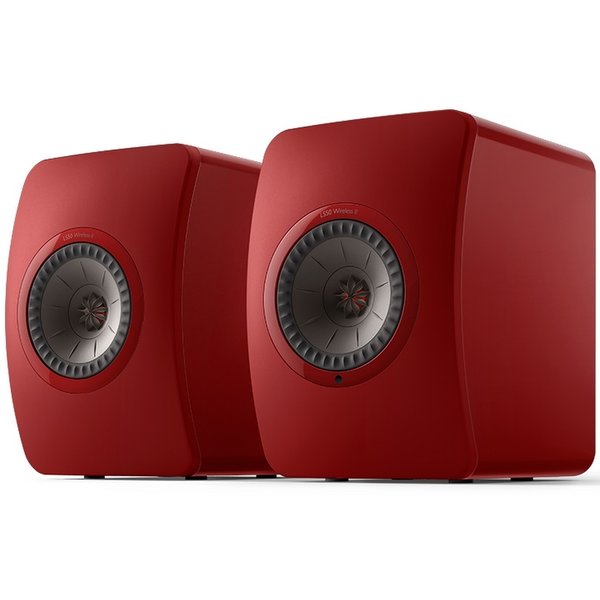 KEF LS50 Wireless II MQA Wireless Bluetooth/WiFi Network Desktop Bookshelf Speakers (with HDMI) - Crimson Red KEF LS50 Wireless II MQA Wireless Bluetooth/WiFi Network Desktop Bookshelf Speakers (with HDMI) - Crimson Red