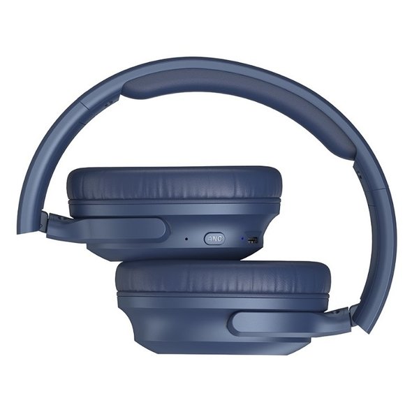 Vinnfier ANC 500 BT Wireless Bluetooth Active Noise-Cancelling Over-Ear Headphone with Mic - Dark Blue Vinnfier ANC 500 BT Wireless Bluetooth Active Noise-Cancelling Over-Ear Headphone with Mic - Dark Blue
