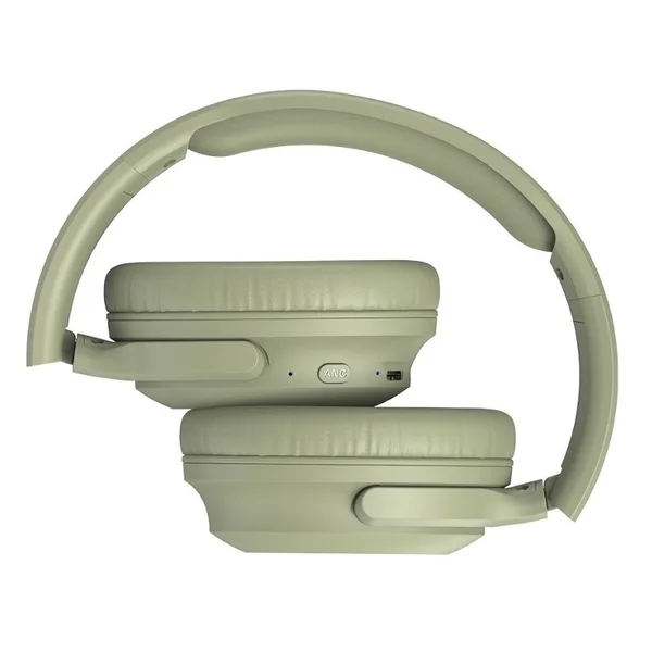 Vinnfier ANC 500 BT Wireless Bluetooth Active Noise-Cancelling Over-Ear Headphone with Mic - Earth Green