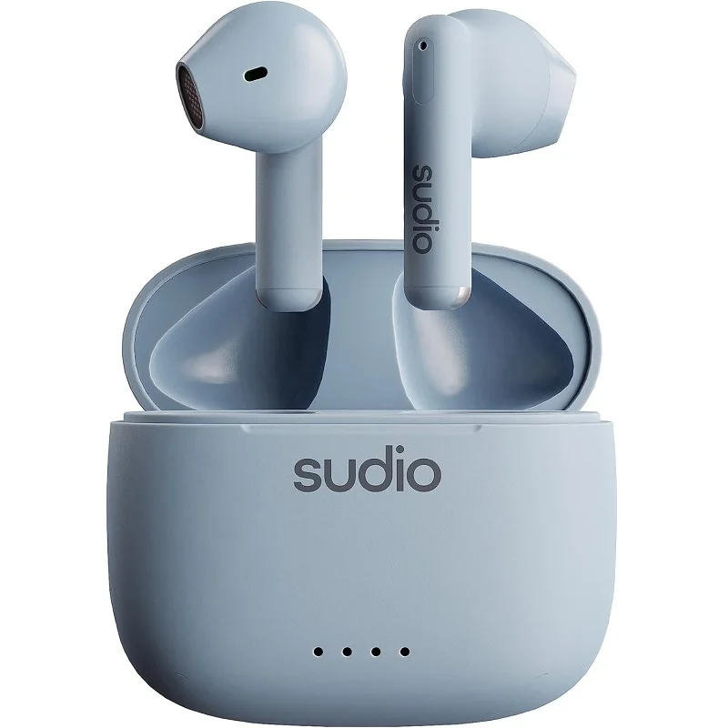 Sudio A1 Wireless Bluetooth On-Ear Earphone with Mic - Blue