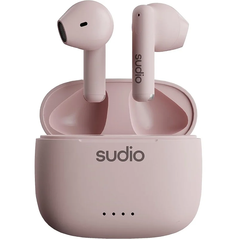 Sudio A1 Wireless Bluetooth On-Ear Earphone with Mic - Pink