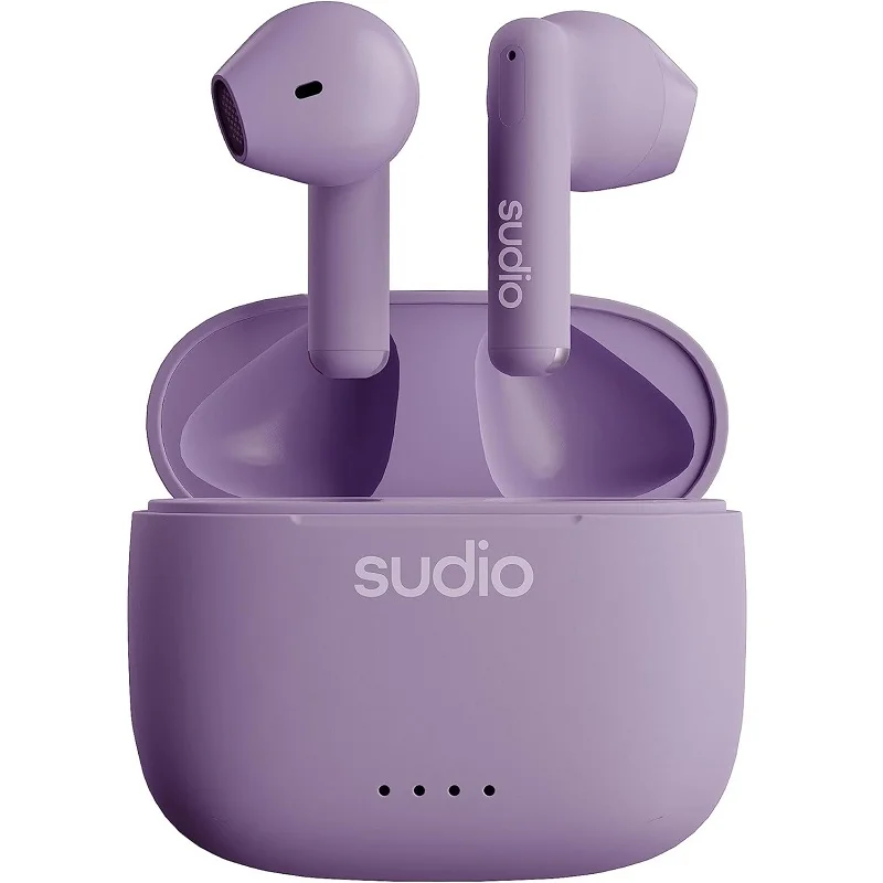 Sudio A1 Wireless Bluetooth On-Ear Earphone with Mic - Purple
