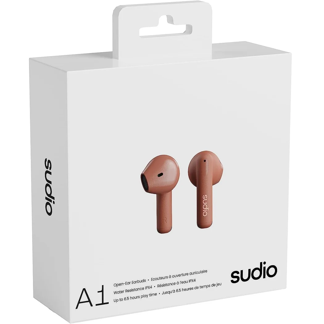 Sudio A1 Wireless Bluetooth On-Ear Earphone with Mic - Sienna
