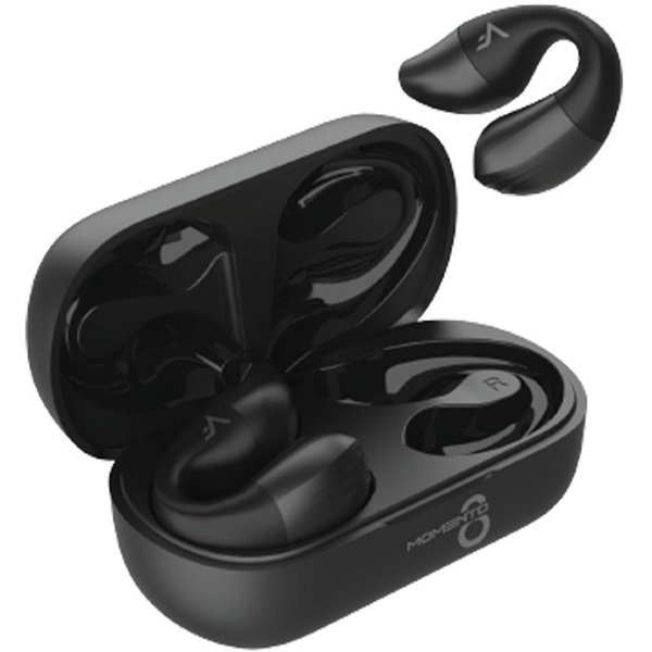 Vinnfier Momento 8 True Wireless Bluetooth Air Conduction Open-Ear Earphone with Mic - Black