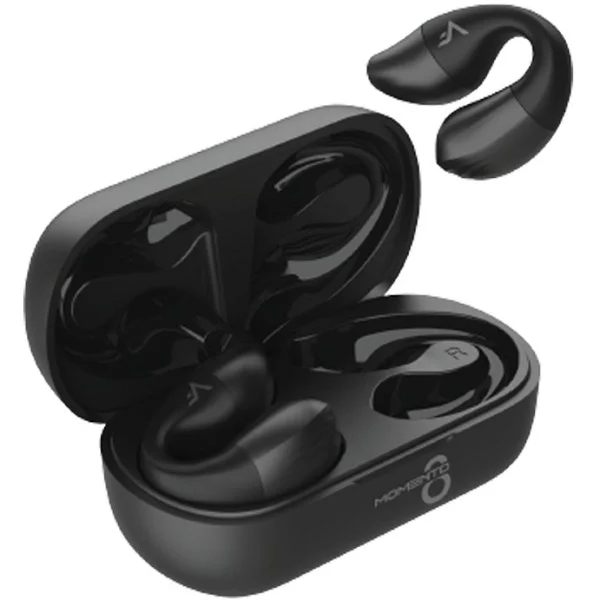 Vinnfier Momento 8 True Wireless Bluetooth Air Conduction Open-Ear Earphone with Mic - Black
