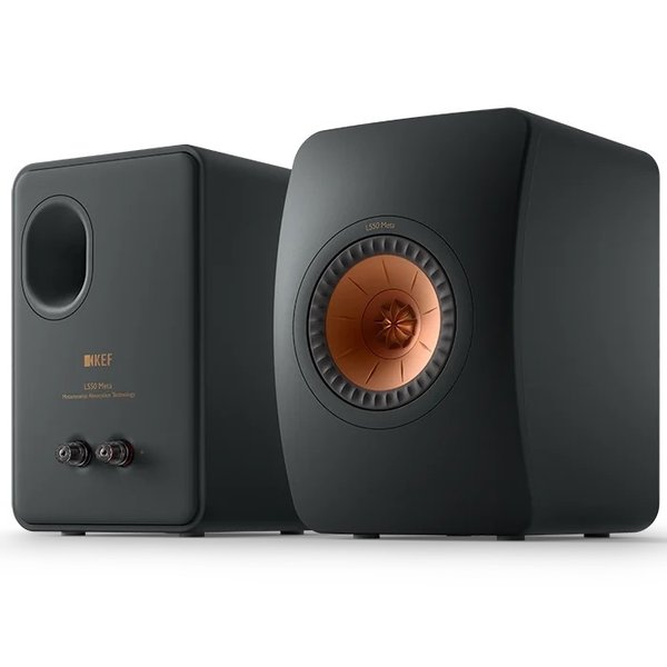 KEF LS50 Meta 2-Way Passive Desktop Bookshelf Speakers - Carbon Black KEF LS50 Meta 2-Way Passive Desktop Bookshelf Speakers - Carbon Black