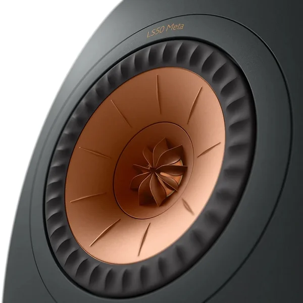 KEF LS50 Meta 2-Way Passive Desktop Bookshelf Speakers - Carbon Black