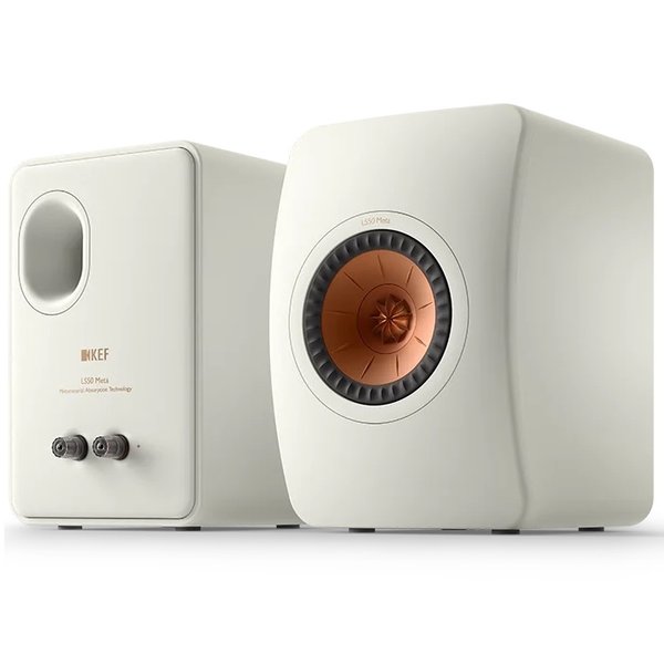 KEF LS50 Meta 2-Way Passive Desktop Bookshelf Speakers - Mineral White KEF LS50 Meta 2-Way Passive Desktop Bookshelf Speakers - Mineral White