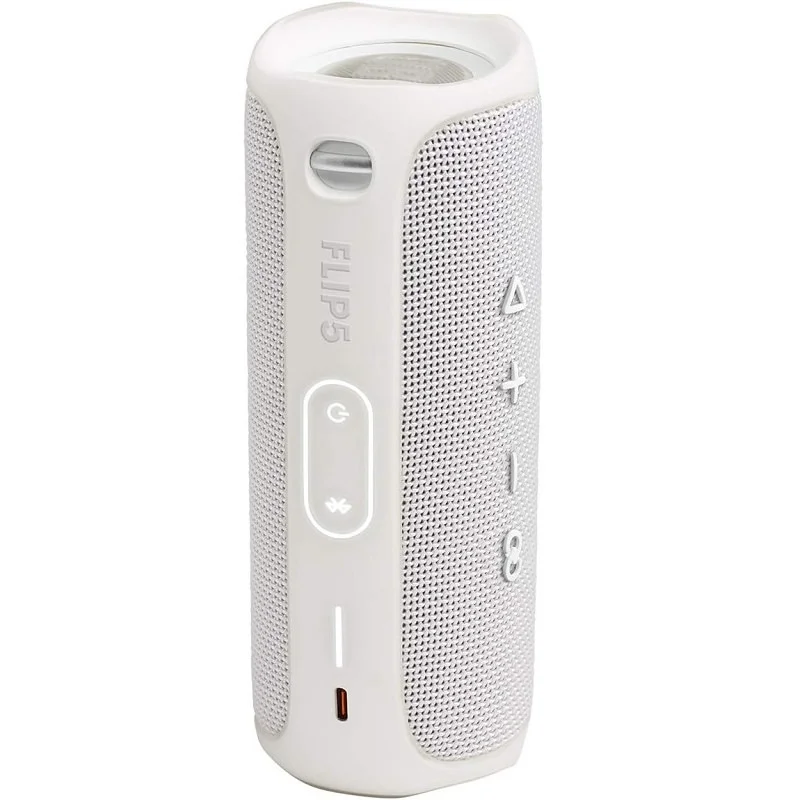 JBL Flip 5 Wireless Bluetooth Waterproof Portable Speaker - White