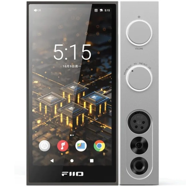 FiiO R9 MQA Wireless/Wired Desktop All-in-One HiFi Streamer Audio Player System - Silver