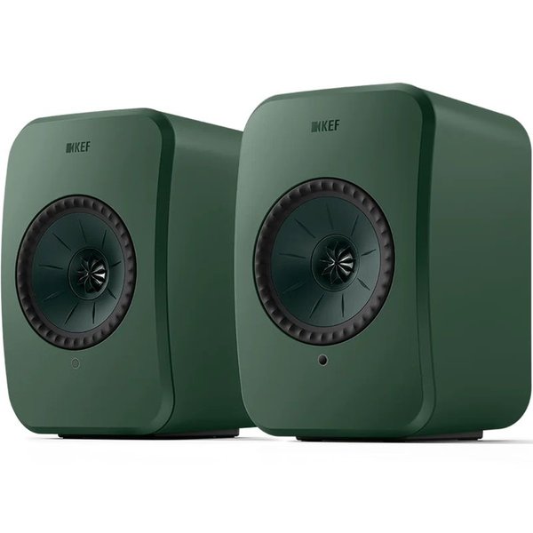 KEF LSX II LT Multi-Room Wireless Bluetooth/WiFi Network Desktop Bookshelf Speakers (with HDMI) - Sage Green KEF LSX II LT Multi-Room Wireless Bluetooth/WiFi Network Desktop Bookshelf Speakers (with HDMI) - Sage Green